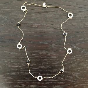 Kate Spade Gold and Black Long Necklace